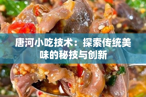 唐河小吃技术：探索传统美味的秘技与创新