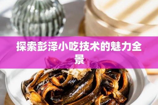 探索彭泽小吃技术的魅力全景