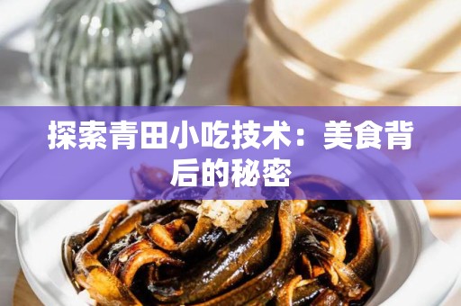 探索青田小吃技术：美食背后的秘密