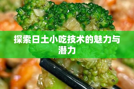 探索日土小吃技术的魅力与潜力