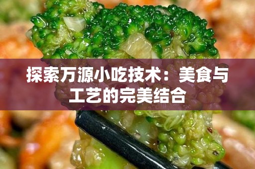 探索万源小吃技术：美食与工艺的完美结合