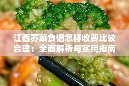 江西苏菜食谱怎样收费比较合理：全面解析与实用指南