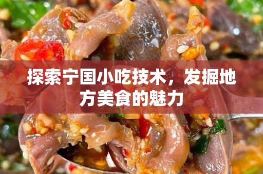 探索宁国小吃技术，发掘地方美食的魅力