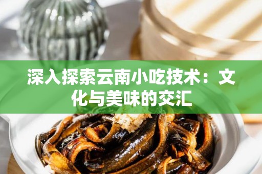 深入探索云南小吃技术：文化与美味的交汇