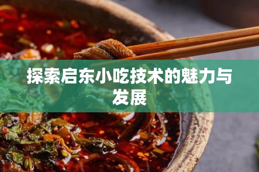 探索启东小吃技术的魅力与发展