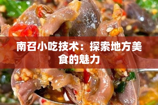 南召小吃技术：探索地方美食的魅力