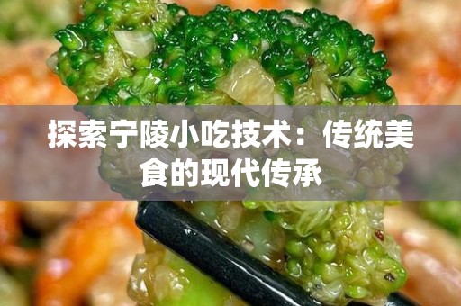 探索宁陵小吃技术：传统美食的现代传承