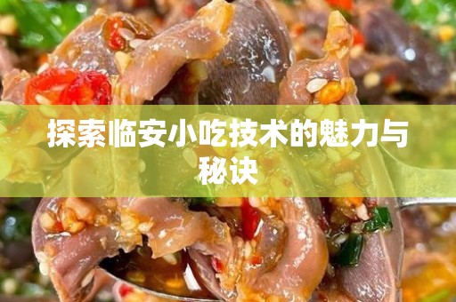 探索临安小吃技术的魅力与秘诀