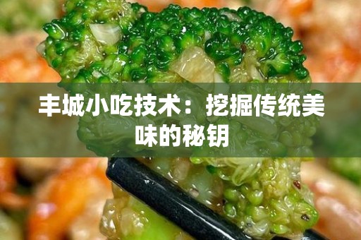 丰城小吃技术：挖掘传统美味的秘钥