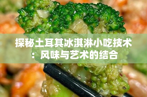 探秘土耳其冰淇淋小吃技术：风味与艺术的结合