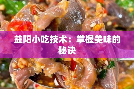 益阳小吃技术：掌握美味的秘诀