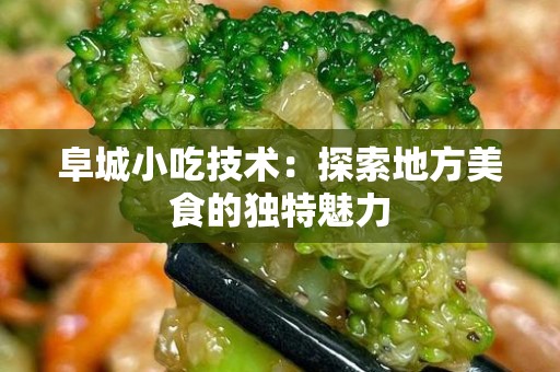 阜城小吃技术：探索地方美食的独特魅力
