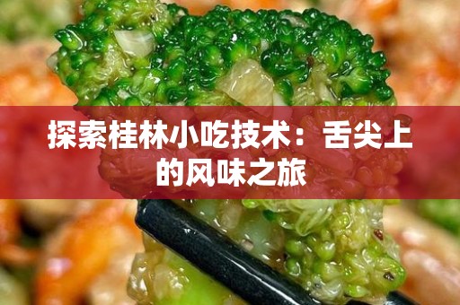 探索桂林小吃技术：舌尖上的风味之旅