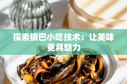 探索镇巴小吃技术：让美味更具魅力