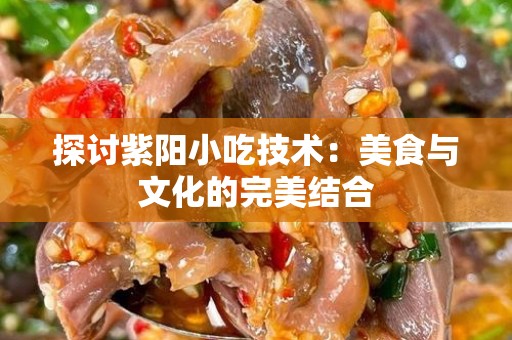 探讨紫阳小吃技术：美食与文化的完美结合