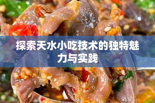 探索天水小吃技术的独特魅力与实践