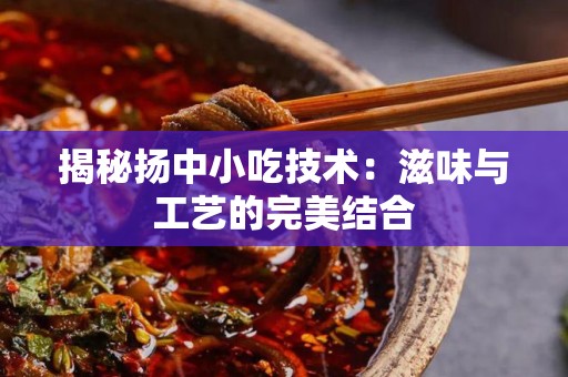 揭秘扬中小吃技术：滋味与工艺的完美结合