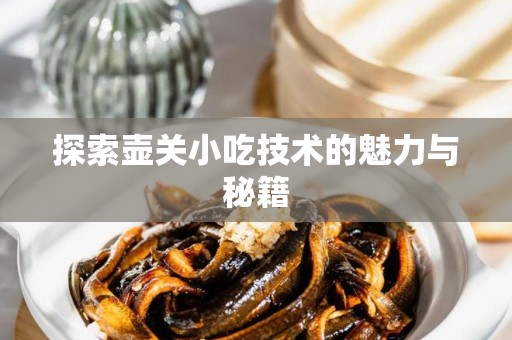 探索壶关小吃技术的魅力与秘籍