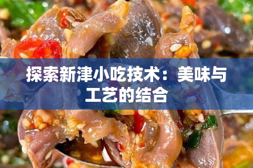 探索新津小吃技术：美味与工艺的结合
