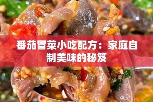 番茄冒菜小吃配方：家庭自制美味的秘笈