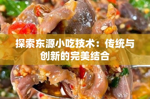 探索东源小吃技术：传统与创新的完美结合