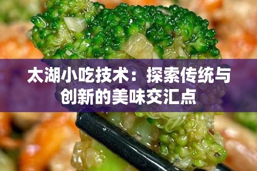 太湖小吃技术：探索传统与创新的美味交汇点