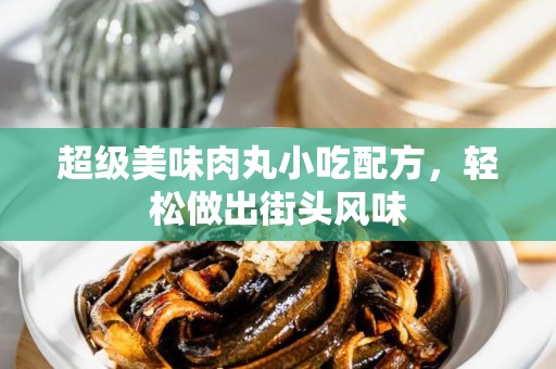 超级美味肉丸小吃配方，轻松做出街头风味