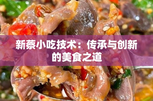新蔡小吃技术：传承与创新的美食之道