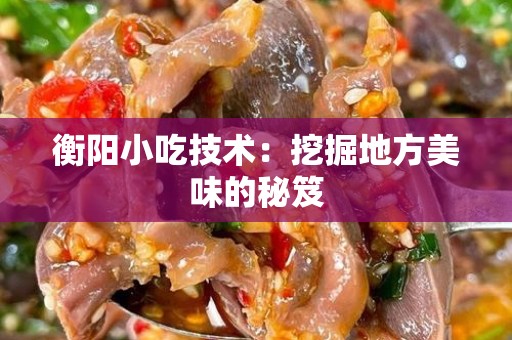 衡阳小吃技术：挖掘地方美味的秘笈