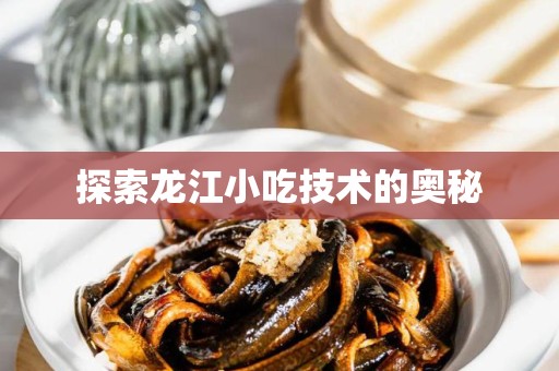 探索龙江小吃技术的奥秘