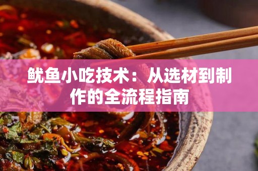 鱿鱼小吃技术：从选材到制作的全流程指南
