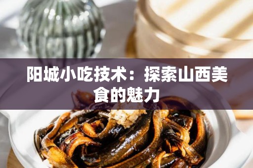 阳城小吃技术：探索山西美食的魅力
