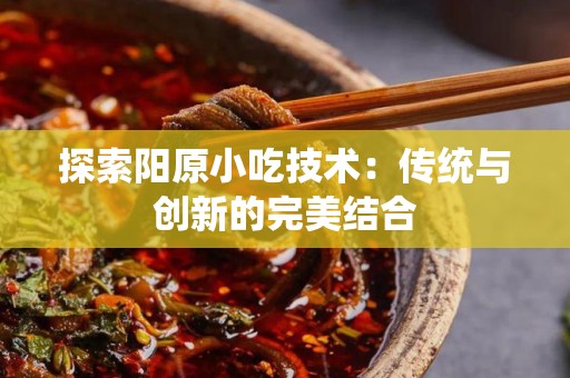 探索阳原小吃技术：传统与创新的完美结合
