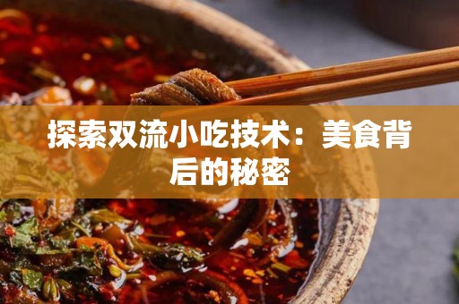 探索双流小吃技术：美食背后的秘密