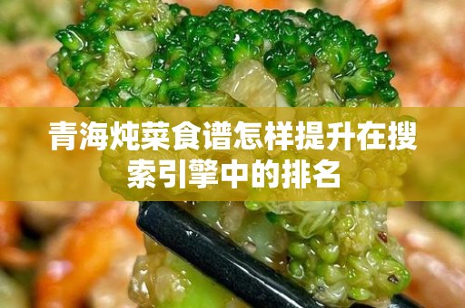青海炖菜食谱怎样提升在搜索引擎中的排名