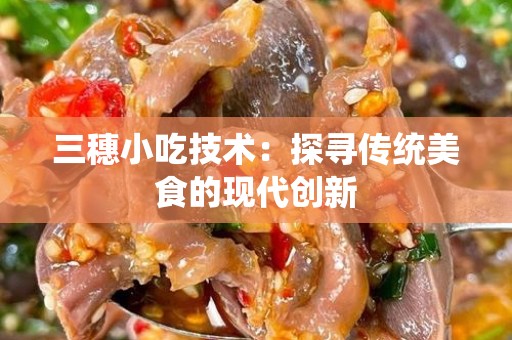 三穗小吃技术：探寻传统美食的现代创新