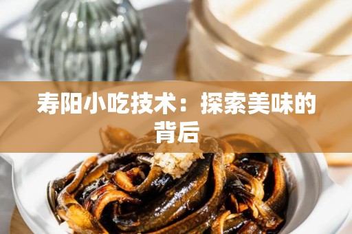寿阳小吃技术：探索美味的背后