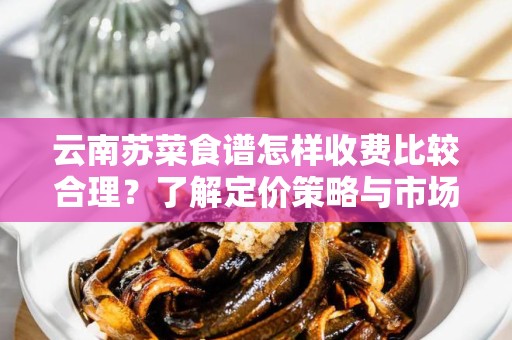 云南苏菜食谱怎样收费比较合理？了解定价策略与市场行情