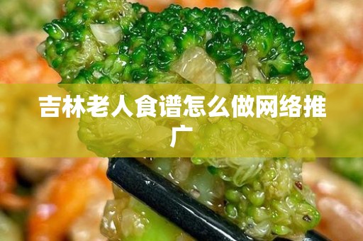 吉林老人食谱怎么做网络推广
