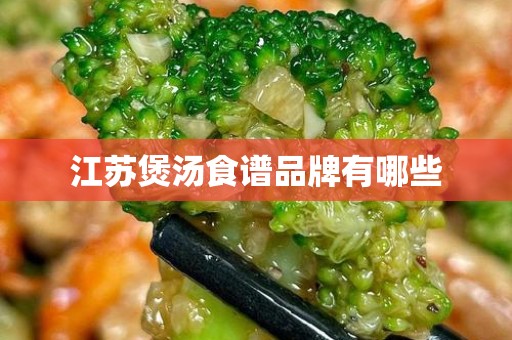 江苏煲汤食谱品牌有哪些