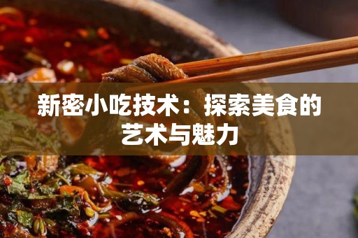 新密小吃技术：探索美食的艺术与魅力