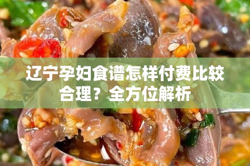 辽宁孕妇食谱怎样付费比较合理？全方位解析
