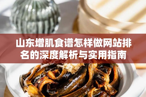 山东增肌食谱怎样做网站排名的深度解析与实用指南