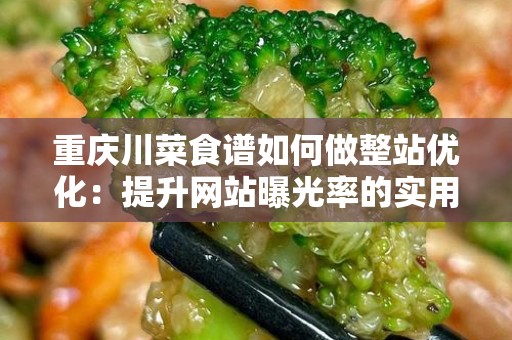 重庆川菜食谱如何做整站优化：提升网站曝光率的实用指南