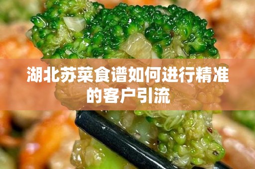 湖北苏菜食谱如何进行精准的客户引流