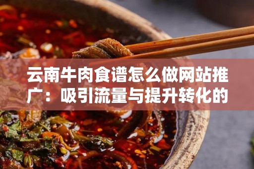 云南牛肉食谱怎么做网站推广：吸引流量与提升转化的全攻略