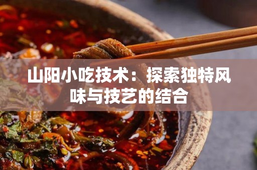 山阳小吃技术：探索独特风味与技艺的结合