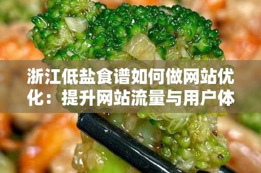 浙江低盐食谱如何做网站优化：提升网站流量与用户体验