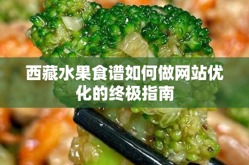 西藏水果食谱如何做网站优化的终极指南