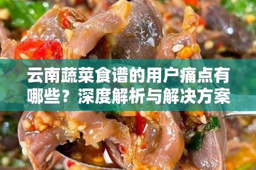 云南蔬菜食谱的用户痛点有哪些？深度解析与解决方案
